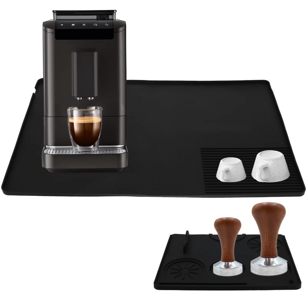 Heat Resistant Coffee Machine Silicone Mat Anti-slip Coffee Bar Mat  Dining Table