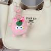 Faux Mink Fur Cute Coal Ball Plush Keychain Pendant Bag Charm Gift