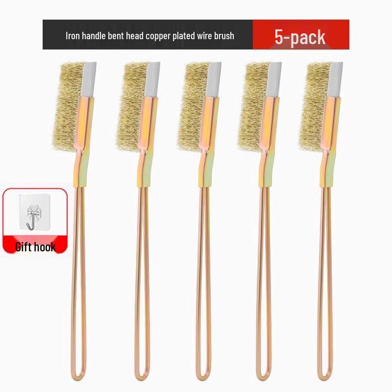 Steel Wire Cleaning Brush with Handle for Grill and Kitchen Rust Removal