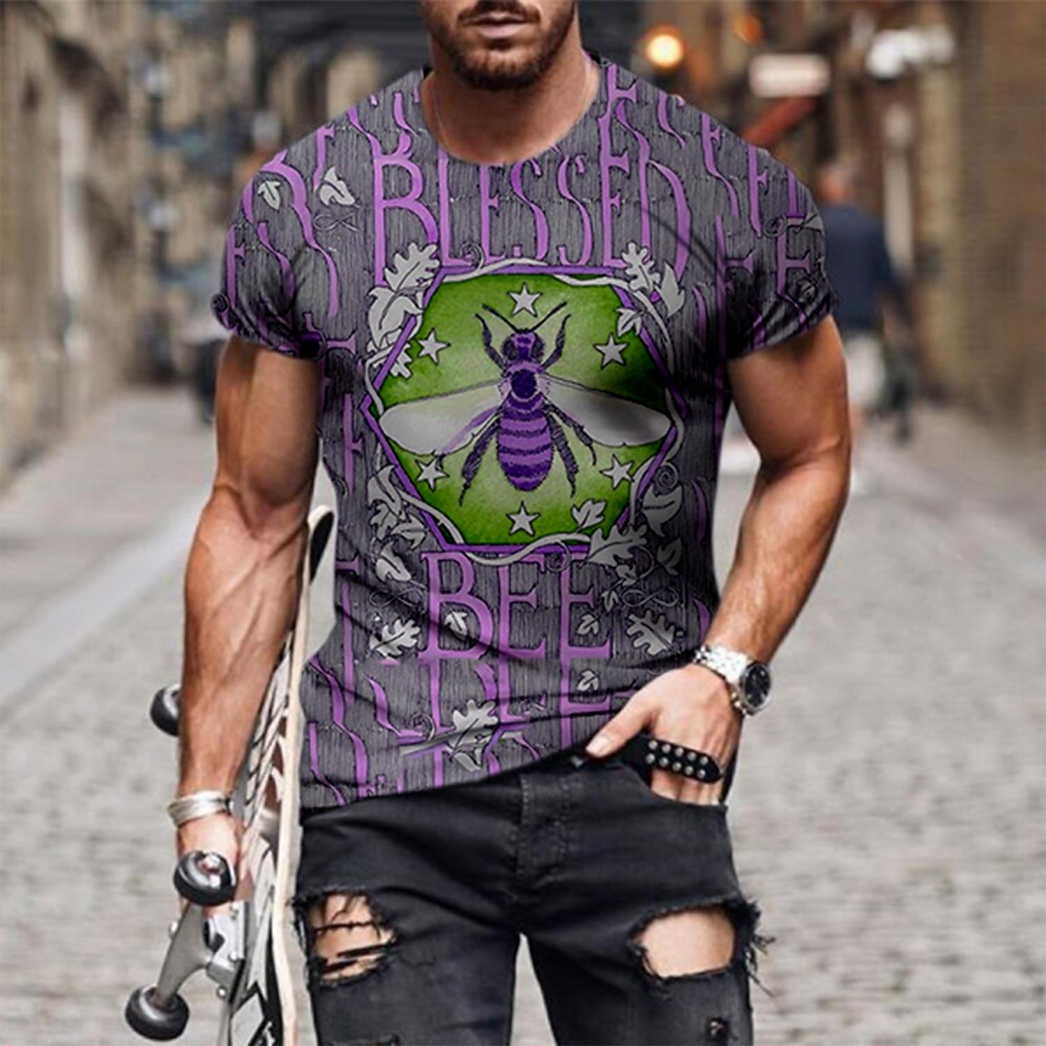 

Summer Men s Casual Short-Sleeved T-Shirt 3XL