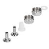 Stainless Steel Beer Keg Coupler Connector Fitting Beer Line Connector Kit for Brewing Equipment