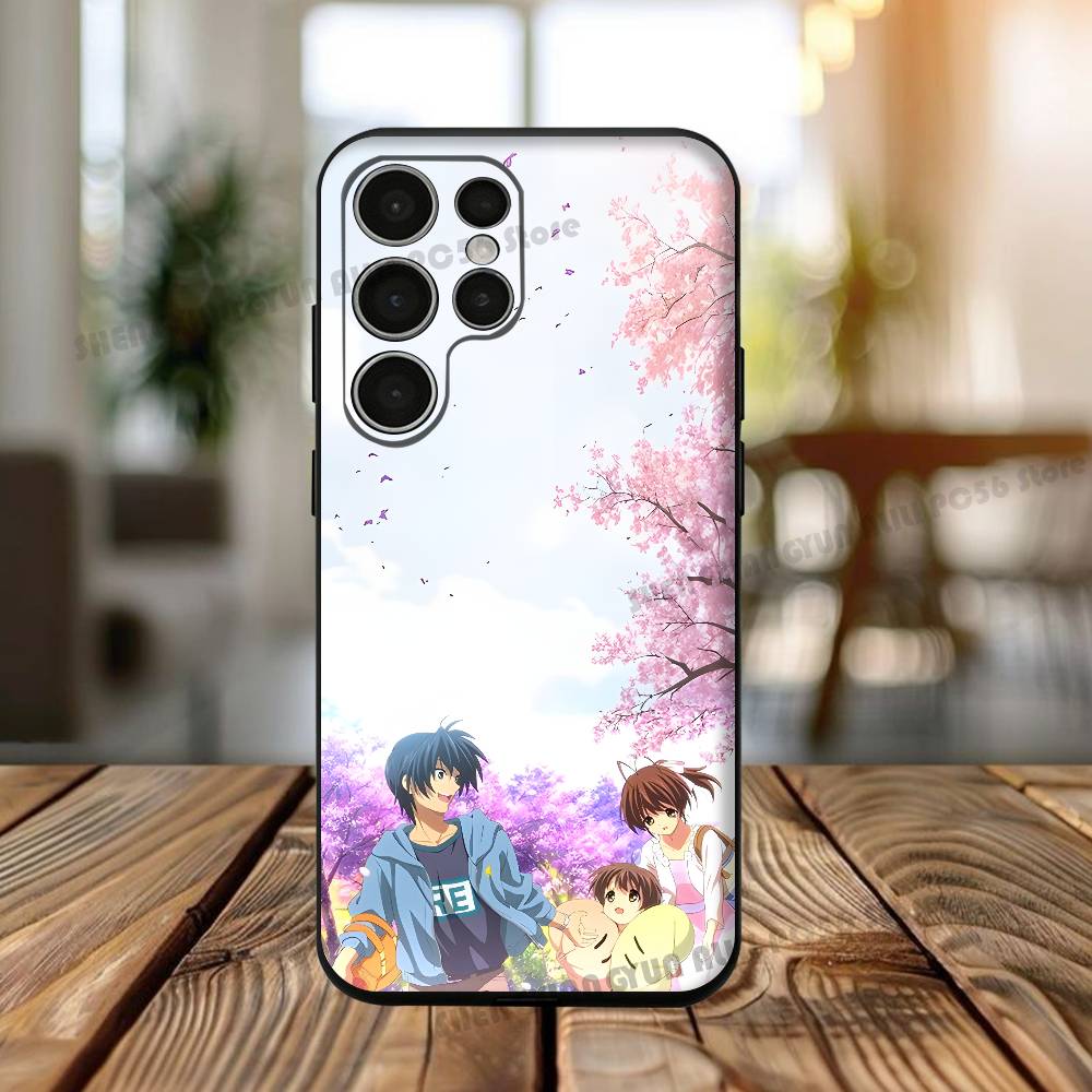 

Game O-Okazaki N-Nagisa Phone Case For Samsung S24 25 23 22 21 20 Plus Ultra 5G Lite Shockproof Cover Samsung S24