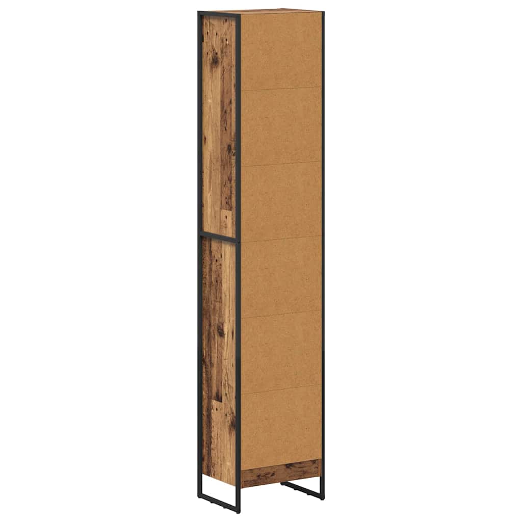 Vintage Wood Bookshelf 40 x 30 x 189.5 cm Engineered Wood