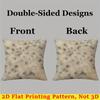 Snow Leopard square Jacquard Pillow Cover for Sofa Office Waist Cushion Cover Home Decorative Pillowcase