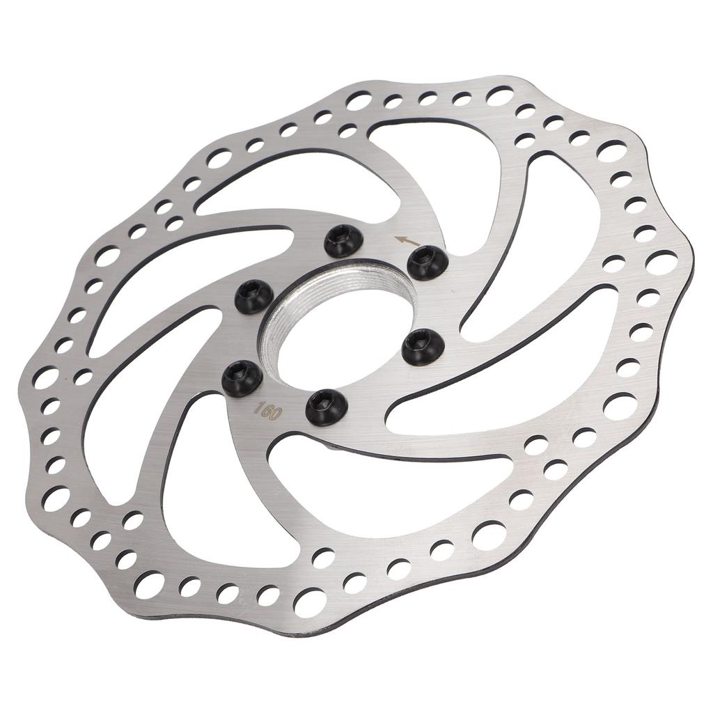 Professionelle Mountainbike-Bremsscheibe Edelstahl Fahrradbremsscheibe Ersatzzubehör 160mm