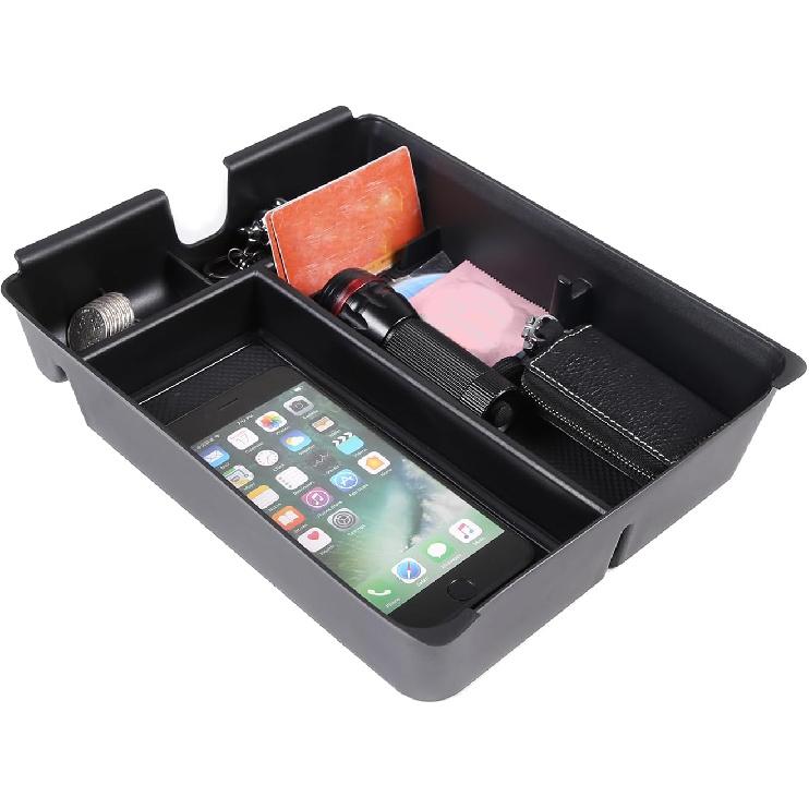 Center Console Organizer Compatible with Honda Pilot 2023 2024 2025, Central Control Armrest Storage Box for Pilot 2025, Insert Secondary Organizer