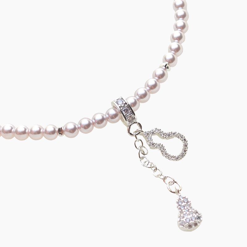 Французское колье-тыква с бриллиантами и жемчугом - Универсальный нишевый дизайн Чокер