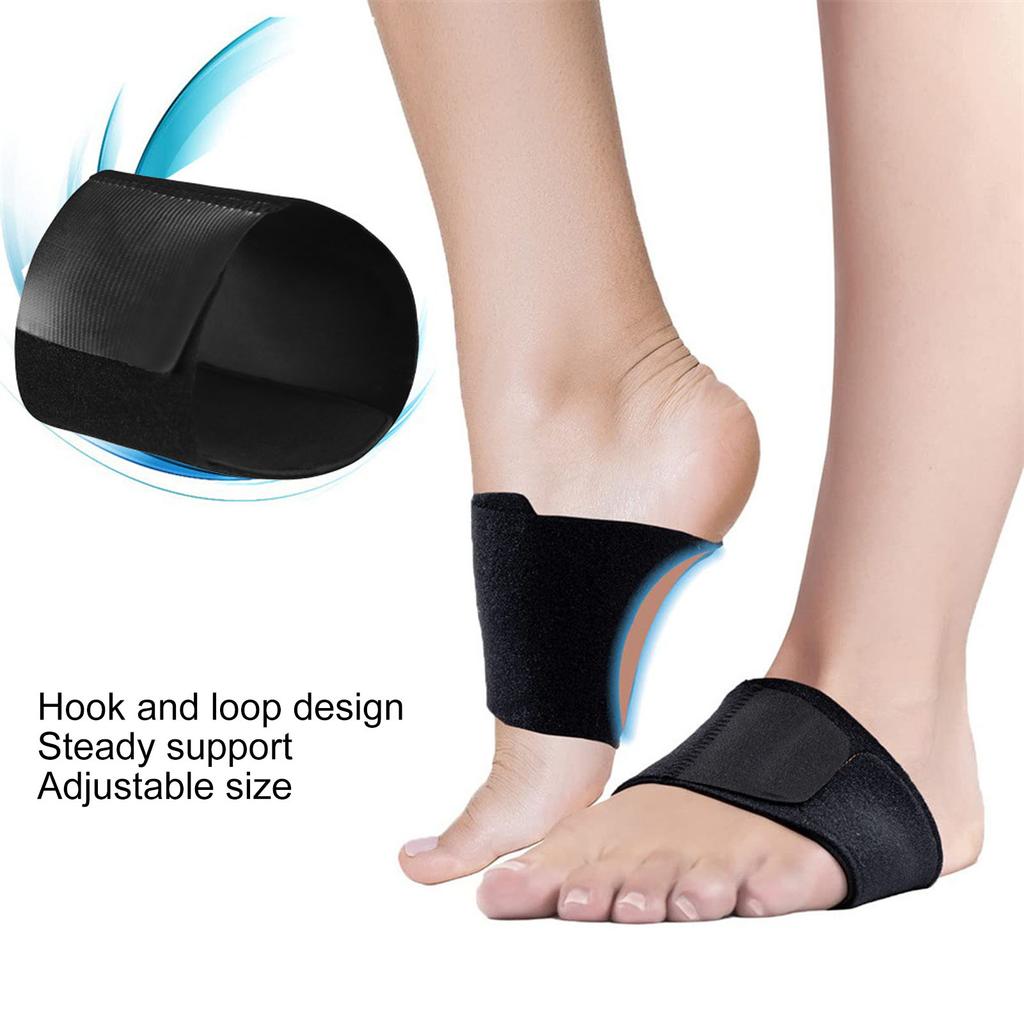 2pcs Arch Support Straps Compression Reduce Pain Elastic Relieve Fatigue Fasciitis Arch Brace for Flat Feet Heel Spurs