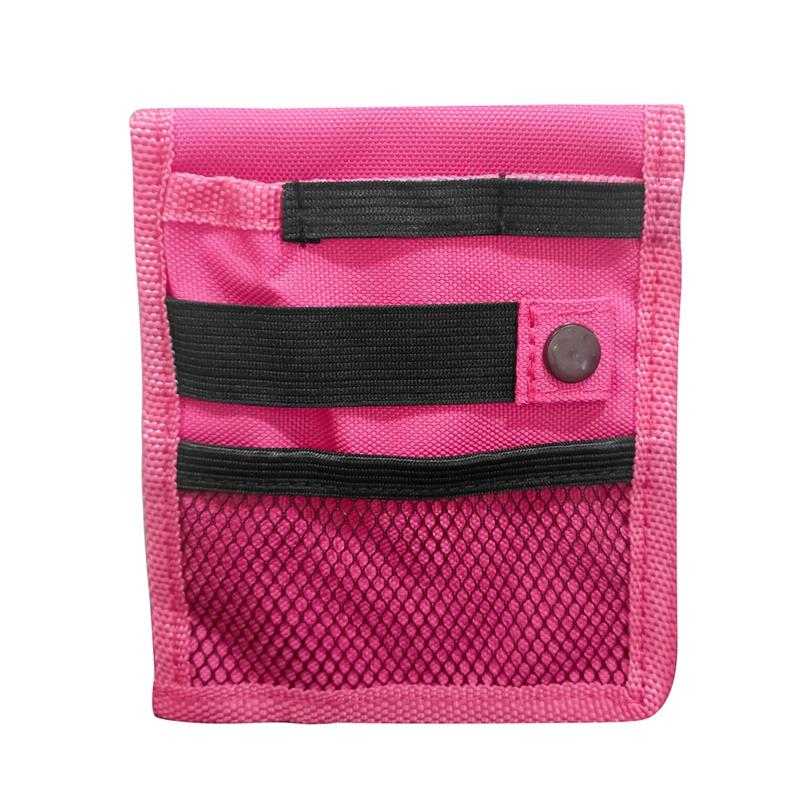 

Багатофункціональна нагрудна кишеня Портативна ручка для зберігання Нагрудний набір інструментів для студентів Офіс Медсестри Лікарі Лікарняне приладдя рожевий червоний колір