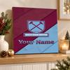 West Ham United FC Custom Name Text 5D Diamond Painting Kit DIY Full Drill Diamond Art Decoration