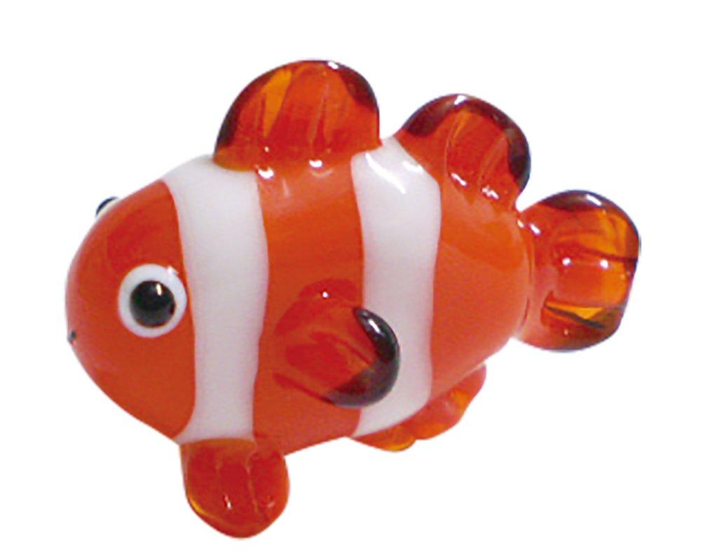 Four Cart Cute Handmade Glass Clownfish CKK026