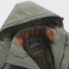 Men's Winter Multi-Pocket Cotton Coat - Thickened, Loose, Cold-Resistant, Casual Style 8186