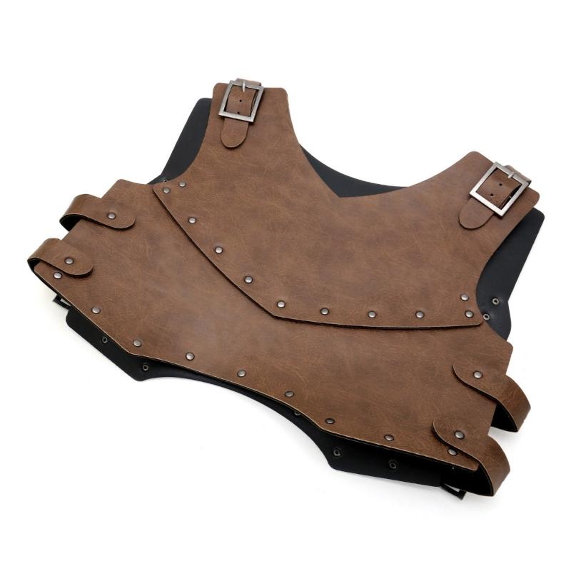 Vikinges Warriour Leather Armors Adjustable Body Armour Knightes Body Armors Medieval Armors for Women Men Cosplay