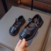 Children Leather Shoes Girl Comfortable Black Flats Kid's Campus Beige School Shoes Casual Shoes Kids Size 23 To 36