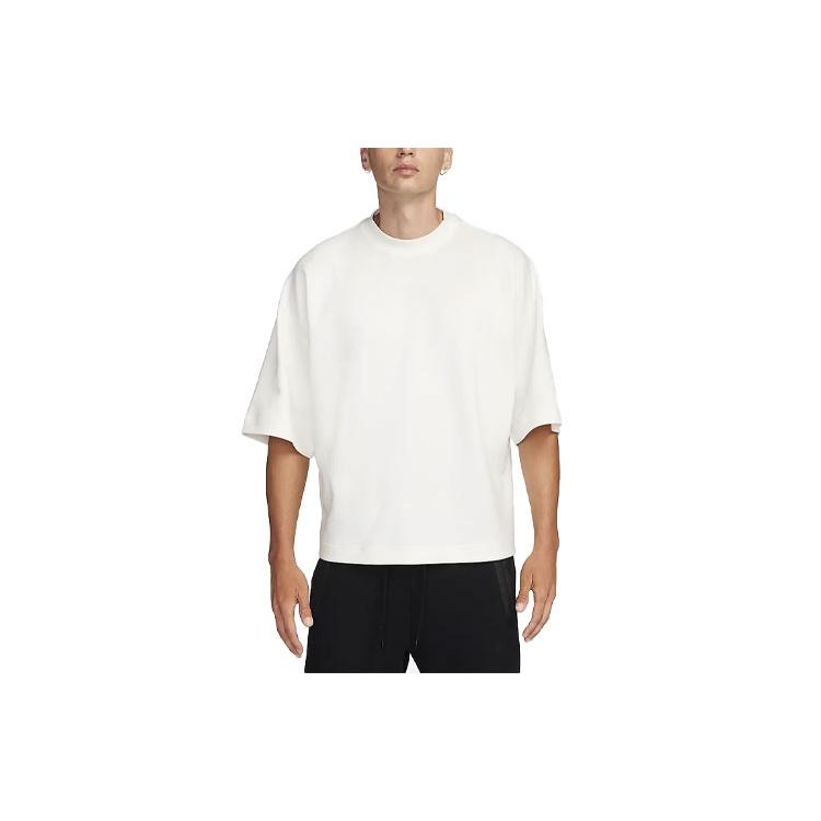 Nike Sportswear Tech Fleece Reimagined Oversized T-shirt Asia Sizing  White  Men s FB8166-133 XXL