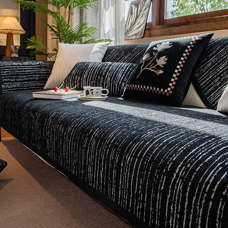 New Light Luxury Chenier Xiaoxiangfeng Premium Sense Sofa Cushion Universal Non-Slip Cushion Cover Cover