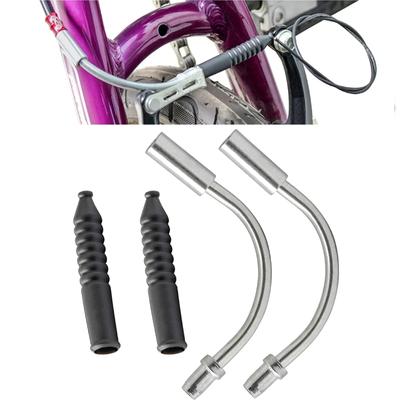 1 Set Bike V Brake Noodle And Boot Kit Mountain Bike Outdoor Noodles Cable Guide Bend Tube Cycling Replacement Accessories Parts