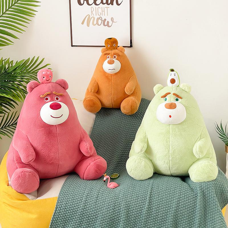 Desene Animate Fruct Urs Jucărie de Pluș Păpușă Drăguță Păpușă Pernă Decorativă Jucărie Păpușă Cadou Pentru Copii