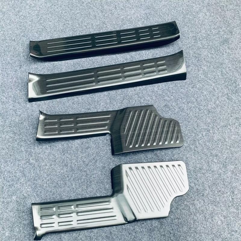 For Toyota Land Cruiser 250 Prado LC250 2024 inner car Door Sill Scuff Plate  Door Welcome Pedal Threshold Bar Cover accesorios
