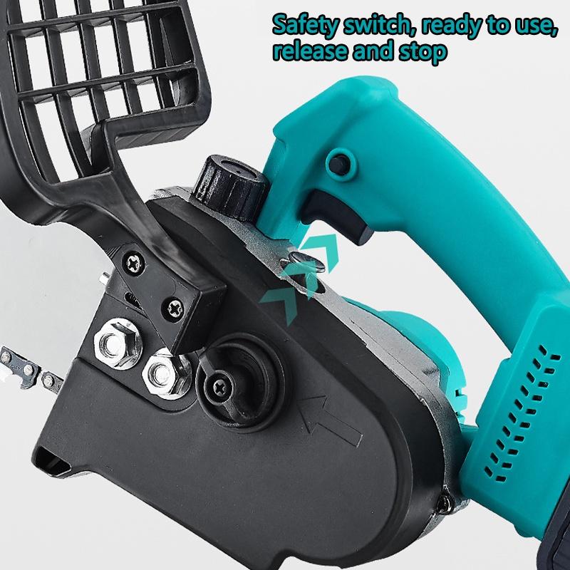 Cordless Chain Saw 5000r/min Brushless Motor Woodworking Power Tools With Blade 700W