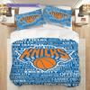 Biancheria da letto Knicks Legacy Basketball Brilliance(1 * copripiumino + 2 * federa, senza nucleo)Set biancheria da letto morbido e confortevole Regalo di Natale compleanno