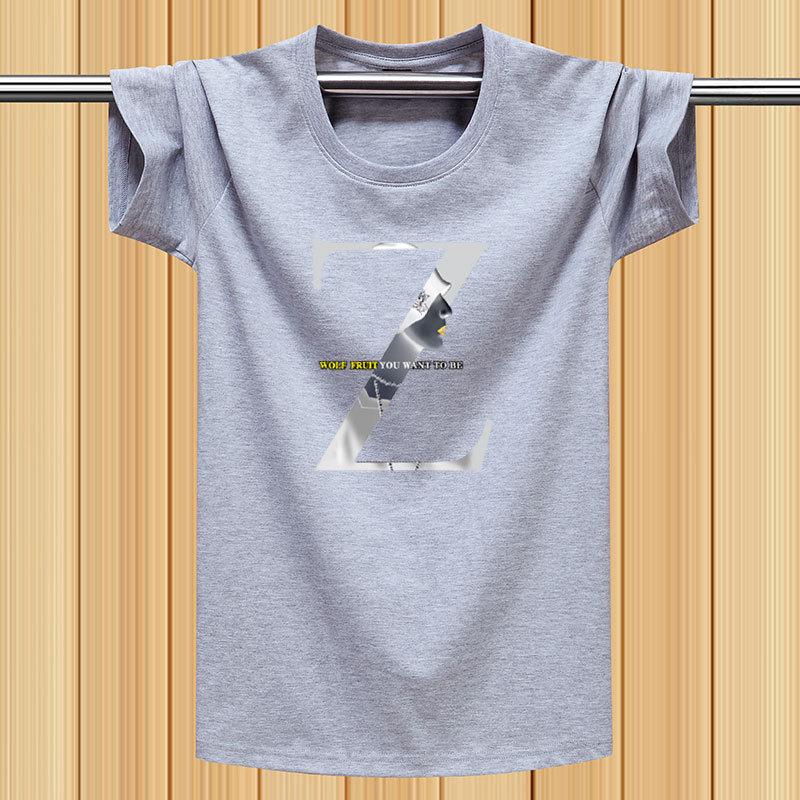 Men's Summer 2025 Pure Cotton Heavyweight Short-Sleeve Fashion T-Shirt