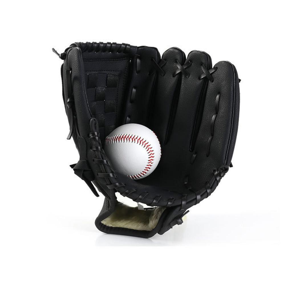 Baseballová rukavice pro dospělé a mládež 9,5-12,5 palce Tréninková rukavice pro vnější pole Prémiová syntetická kůže Baseball Softball (ŽÁDNÝ BASEBALL)