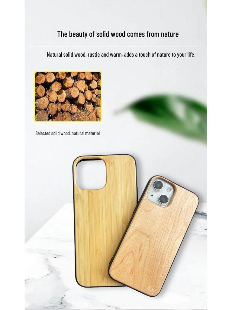 Schutzhülle aus Holz für iPhone 13/14 Pro - Apple 17 Air Massivholz Serie
