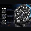 Megir Herreklokker Toppmerke Luksus Vanntett Kvartsklokke Mann Luminous Business Armbåndsur Hour Reloj Hombre Zegarek Damski