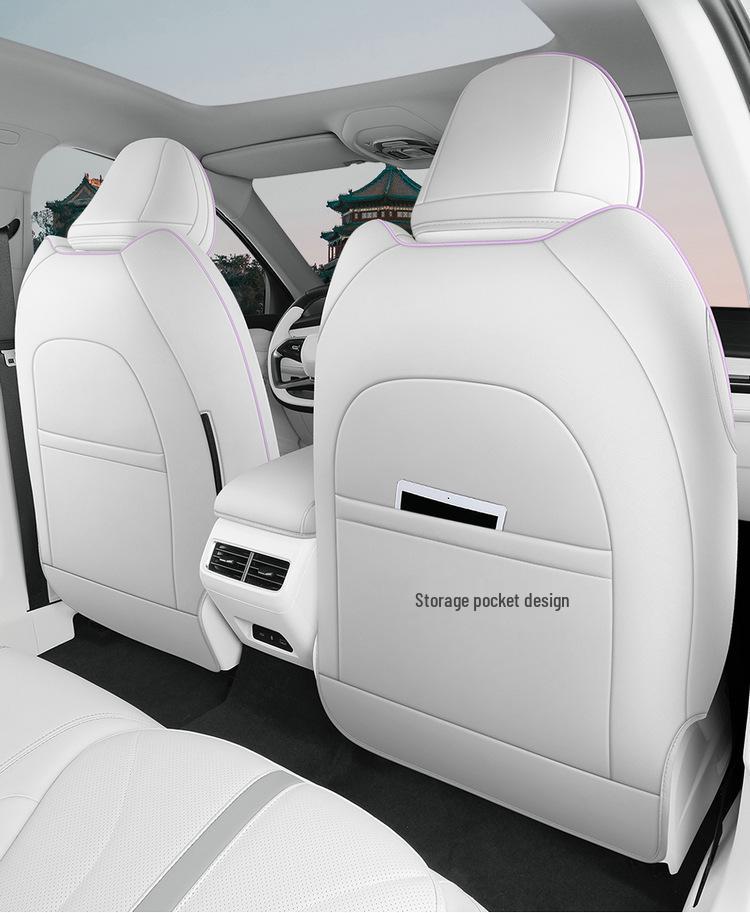 New Model Universal Full-Leather Car Seat Cushion Set for Xingrui L - Fits Five-Seaters, Suitable for All Seasons