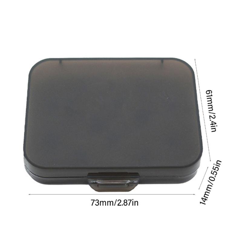 Earphone Eartips Holder, Clear Protective Eartips Storage Case for Easy Visibility of Content,for 6pair Eartips Storage