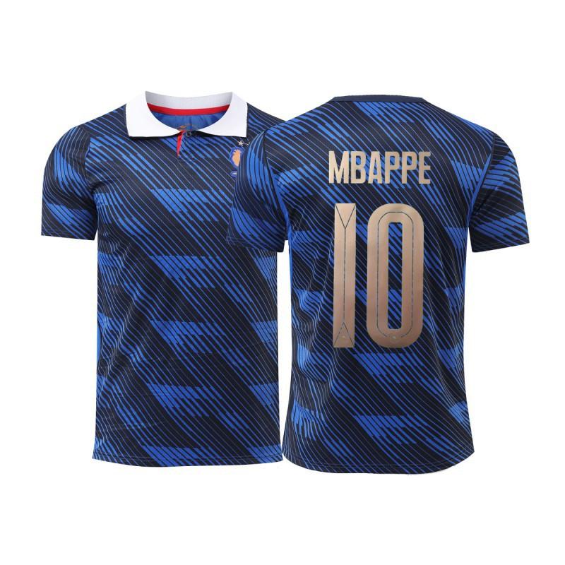 Football Uniform Set World Cup Team Jersey No. 10 Mbappe Training Factory