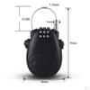 Code Combination Lock Retractable Steel Cable Wire
