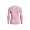Under Armour Line Pattern Running Long Sleeve Breathable T-Shirt Women tops Pink 1375272-647