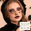 Temporary Tattoos for Adults Kids Halloween Tattoo Stickers, Face Decals Party Makeup, Cosplay Makeup Accessories Waterproof Pumpkin Bat Bloodstain