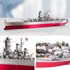 Piececool Metal 3D Puzzle: Yamato-class Battleship. Metallic Nano Puzzle. Assembly required, no glue needed. Difficulty level: 6 stars (intermediate).
