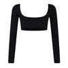 Off-White Womens/Ladies Nylon Crop Top
