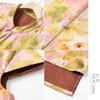 ORIGIN Women's Retro Chinese Style Printed Stand Collar Blouse