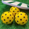 High Elasticity Foam Pickleballs Practice Balls Low Decibel Exact Real Ball  Playrooms