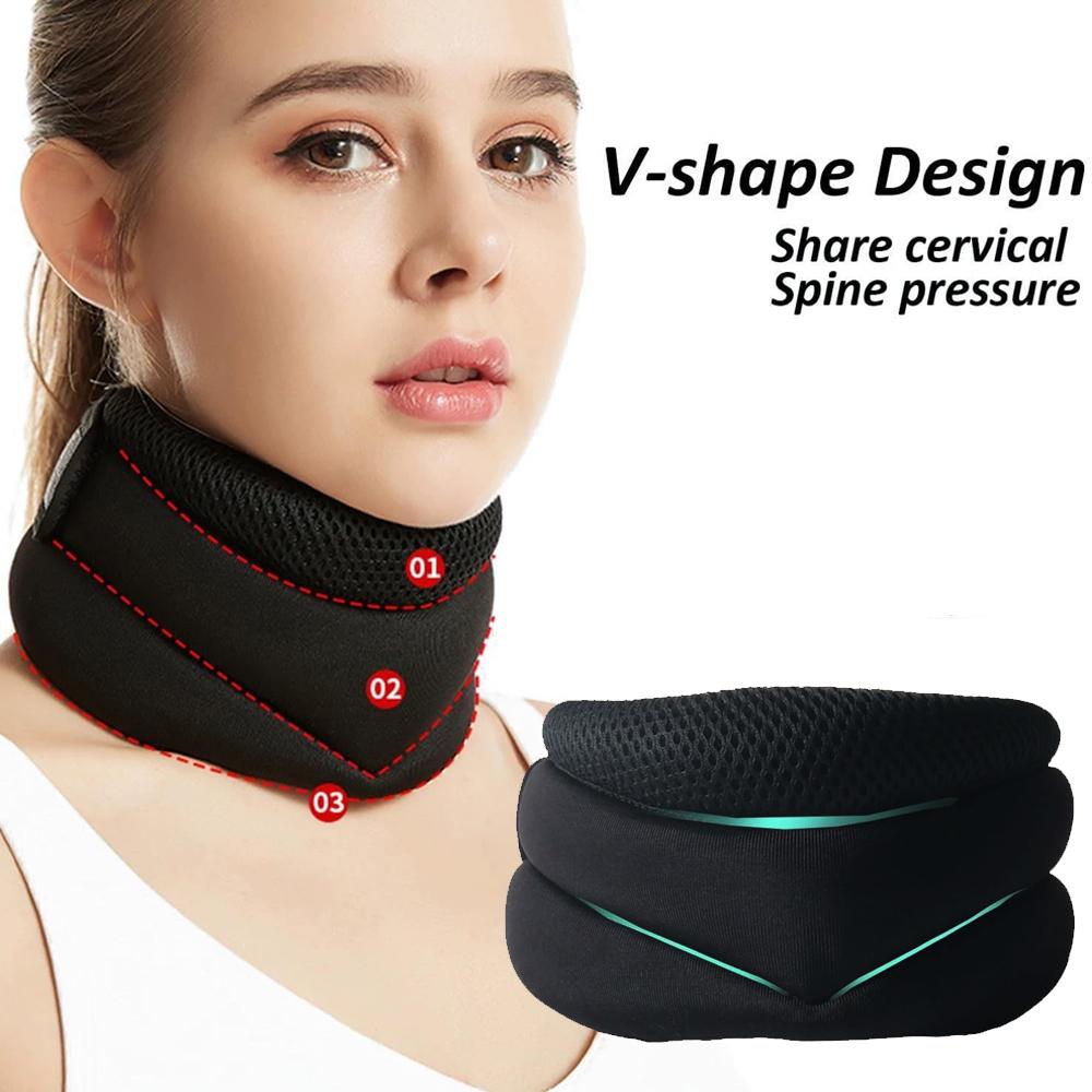 Neck Stretcher Brace Chiropractic Neck Posture Corrector Collar Cervical Traction Neck Orthopedic Brace Adjustable Neck Spine