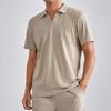 Summer Fashion Casual Polo Short-sleeved Shirt and Shorts Two-piece Men's Sports Suit