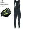 YKYWBIKE Cycling Bib Trousers Winter Thermal Mountain Bike Long Pants Breathable Bicycle Tights 3D Gel Pad Shorts Keep Warm