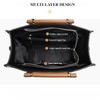 New Fashion Letter Embossed Tote Bag Commuter Business Large Capacity Ladies Clutch Bag Elegant Women's Handbag Can Be Crossbody One Shoulder Handheld