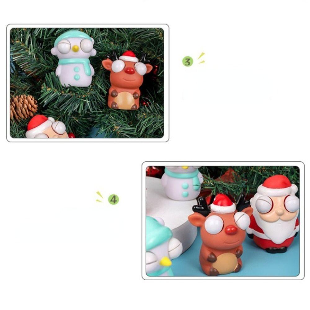 Kids Anti Stress Snowman Christmas Creative Gift Sensory Toys Fidget Toy Squeeze Toys Kids Toys