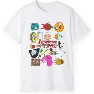 Adventure Graphic Tee Unisex Ultra Cotton Tee Tshirt Finn Clothing for Her for Him Gift Jake Blue Yellow Cartoon