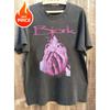 Klassisches Anthrazitgraues T-Shirt Retro Mode Baumwolle Unisex T-Shirt Sommer Neues Unisex T-Shirt Retro Bjork Felsgesicht Kurzärmelig