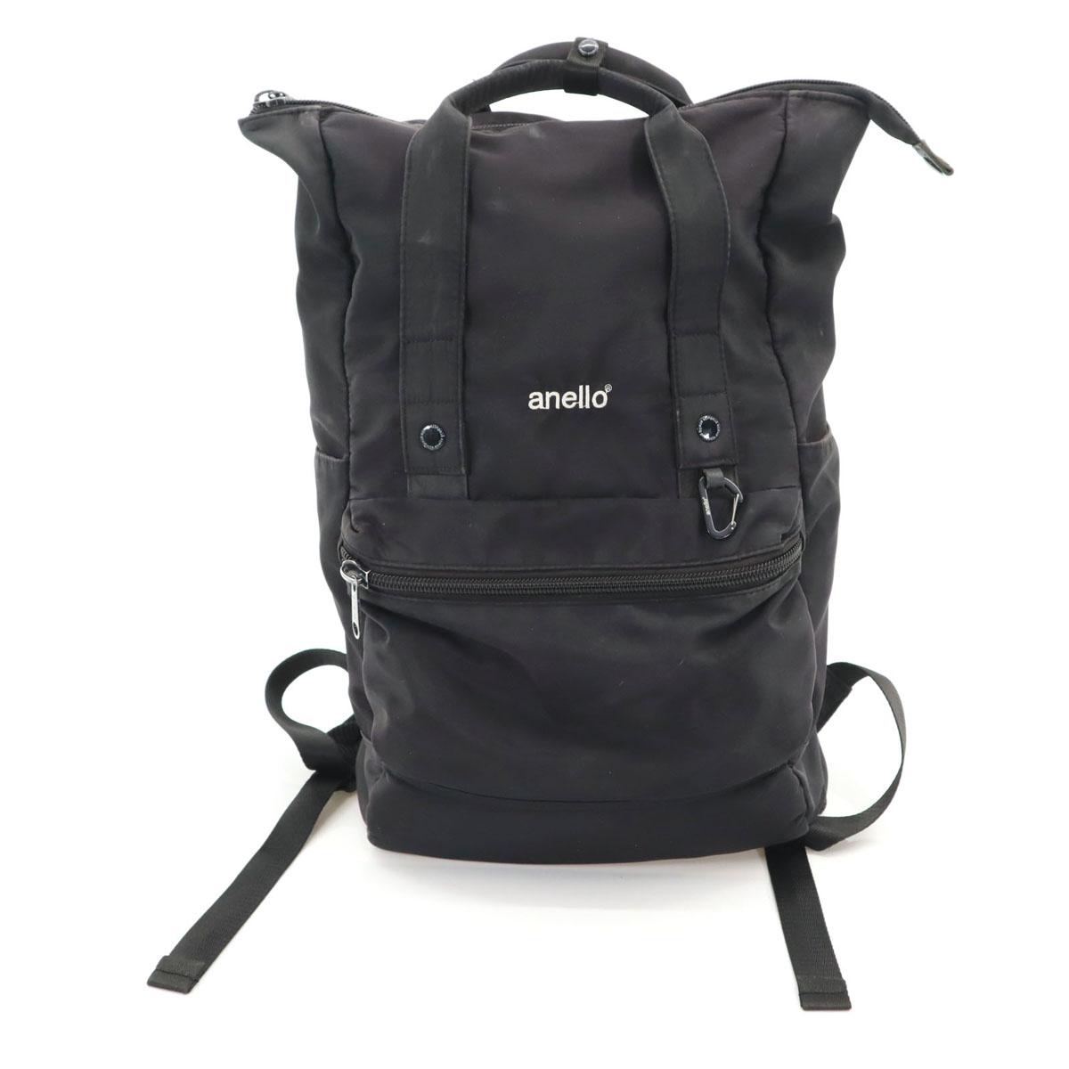

рюкзак anello черный унисекс мужской б/у