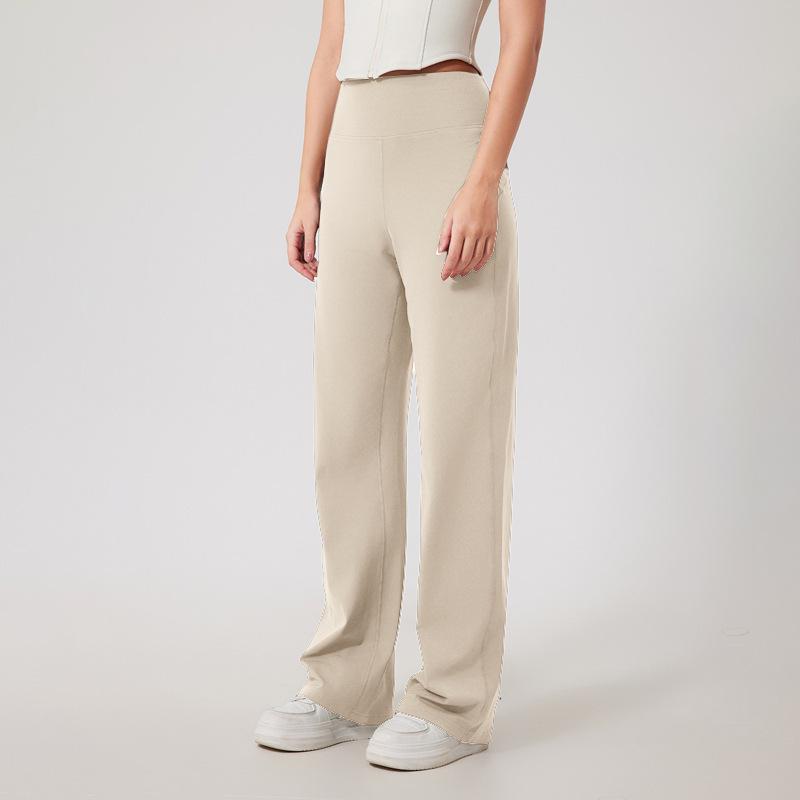 

High-Waisted Breathable Loose Fit Yoga & Running Wide-Leg Pants Large