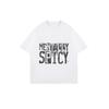 Oversized T Shirt Black Mentally Septicy Print Graphic Tee Casual Streetwear Style For Women