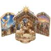 Holy Theme Nativity Scene Pop Up Card Vintage Style Xmas Advent Gift Card  Christmas Party